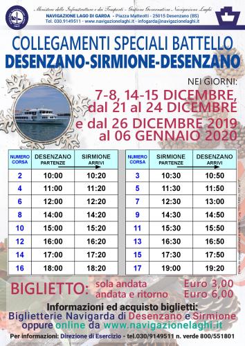 Christmas Time special Transfes Desenzano-Sirmione-Desenzano