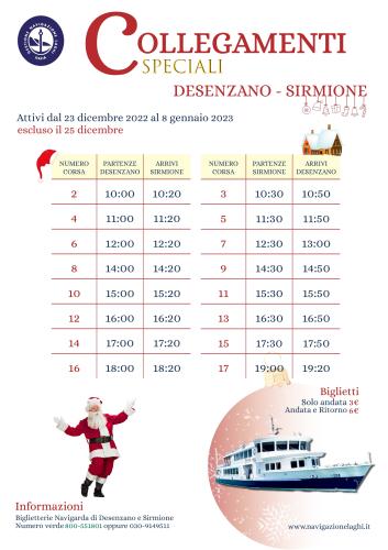 Travelling by boat from Desenzano del Garda to Sirmione 